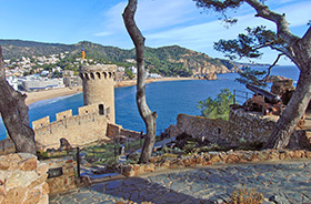 Blick von Castell auf Tossa de Mar © Josep Maria Viñolas Esteva (Flickr.com)
