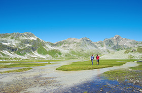Wandern in der Region Davos © Stefan Schlumpf (Swiss-image.ch)