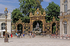 Nancy, Place de Stanislas, Fontaine d’Amphitrite © Berthold Werner (Wikipedia)