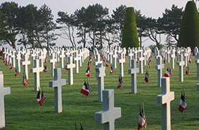 Friedhof Colleville in der Normandie © Memorial de Caen