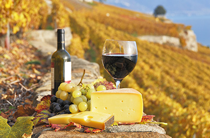 Wein und Käse © Alexander Chaikin (Shutterstock.com)